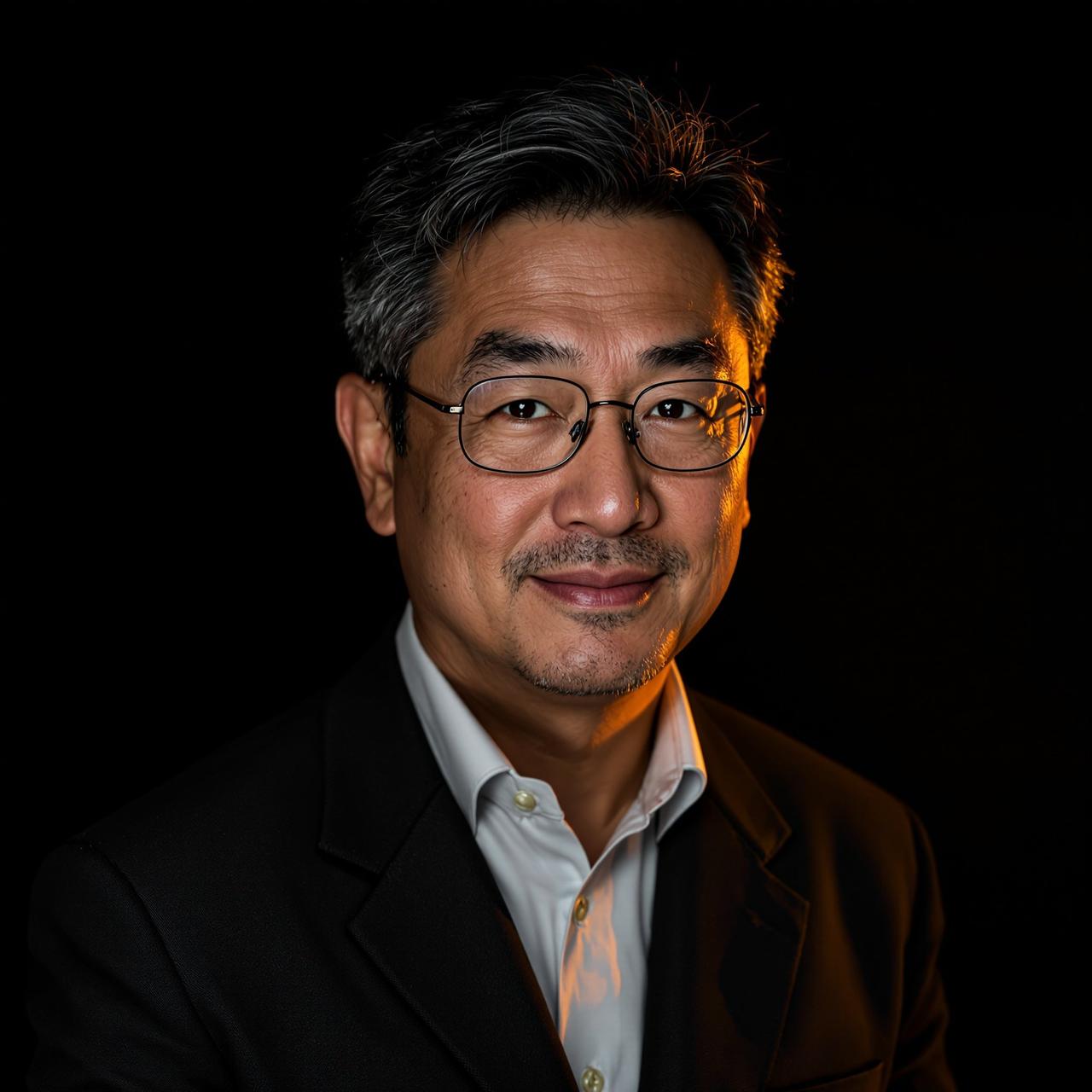 陈星海博士肖像照，快活影院创始人兼CEO